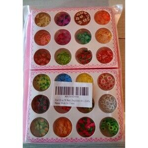 Polymer Clay Fruit Slices DIY Decoration for Resin or Nails Crafting NIB